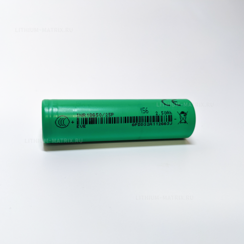 Аккумулятор 18650 EVE 25P 2500 мАч